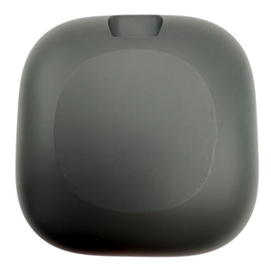 Beats Fit Pro charging case in gray, back view of the smooth lid