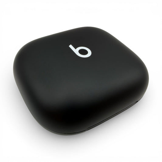 Beats Powerbeats Pro 2 charging case in black, angled view of the closed lid