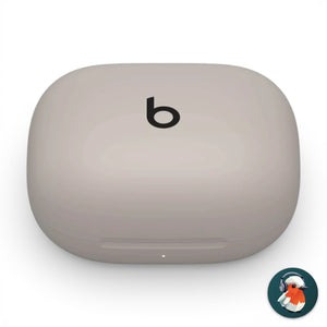 Beats Powerbeats Pro 2 charging case in gray, front view of the closed lid
