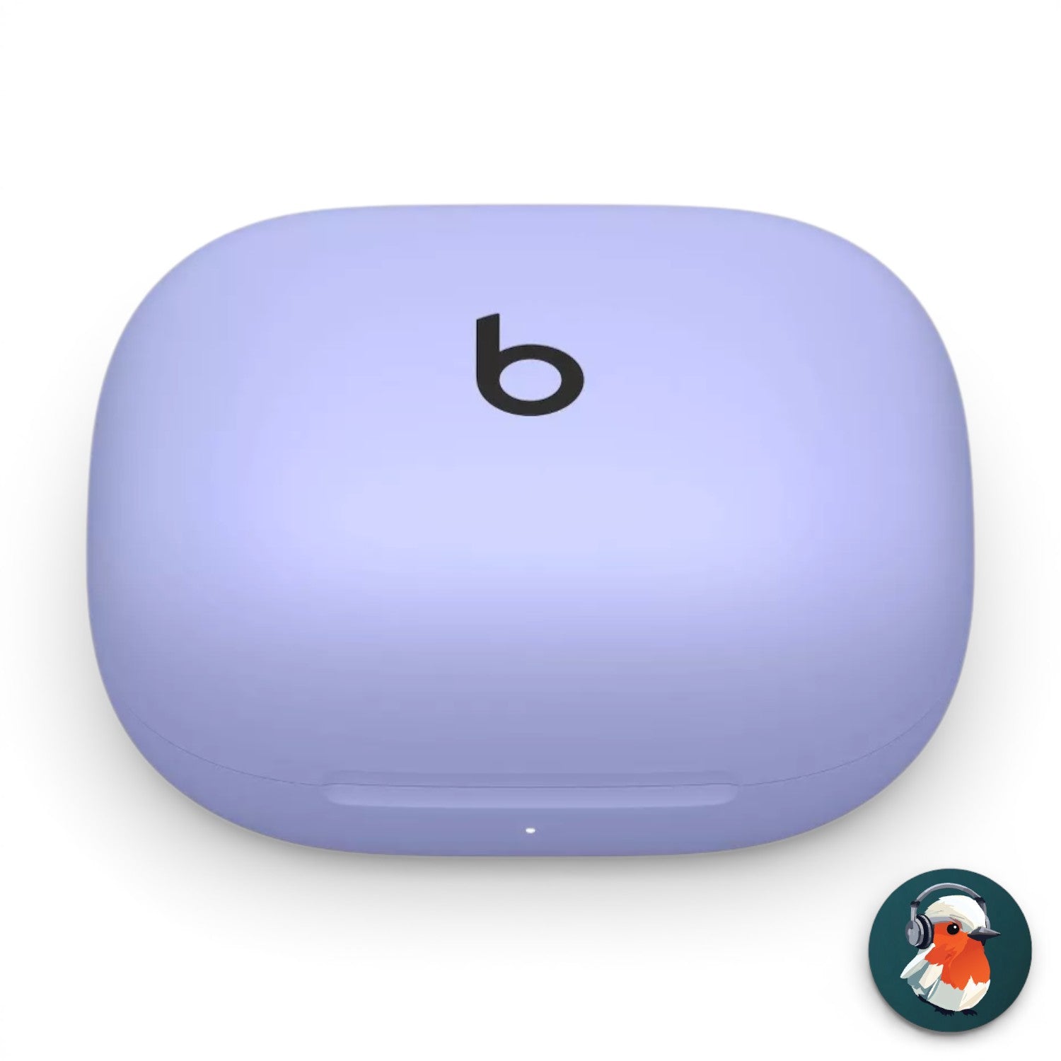 Beats Powerbeats Pro 2 charging case in purple, front view of the closed lid