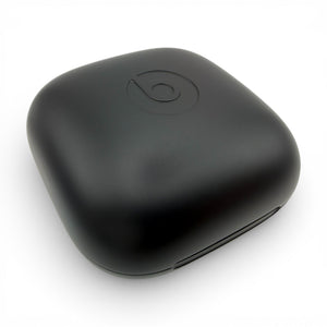 Powerbeats Pro replacement charging case in black, angled view with beats logo visible